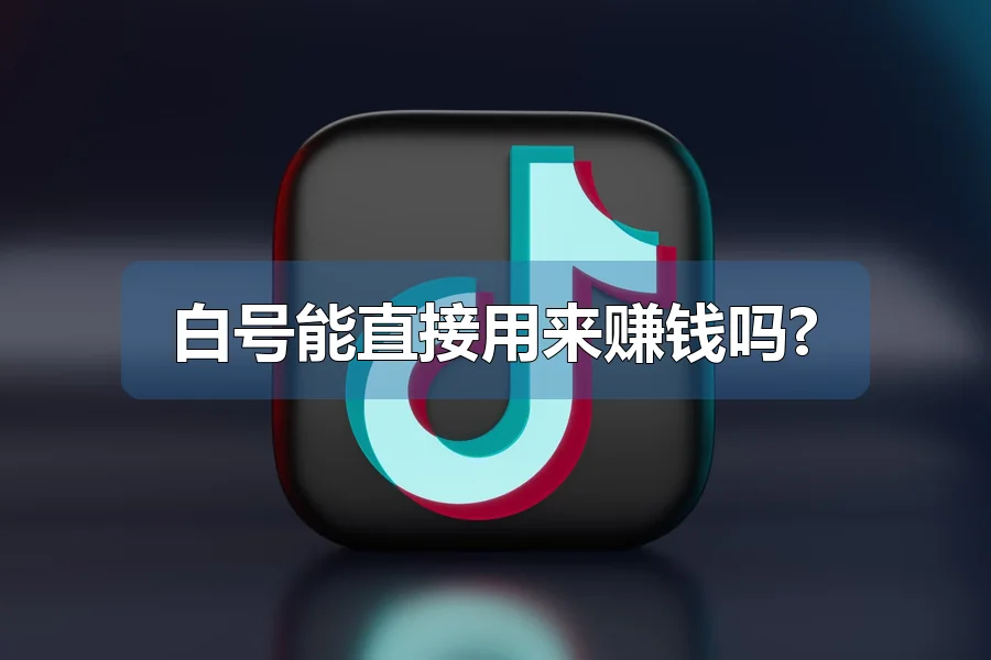 白号能直接用来赚钱吗?
